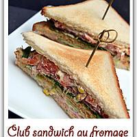 recette club sandwich au fromage