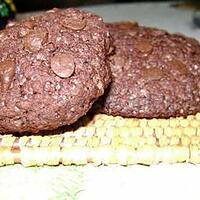 recette Cookies double-choco