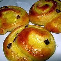 recette Pains aux raisins