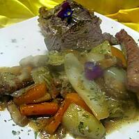 recette Jarret de boeuf  aux légumes.1.