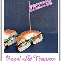 recette Le bagel "st tropez"