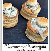 recette Vol-au-vent d'escargots et pleurotes