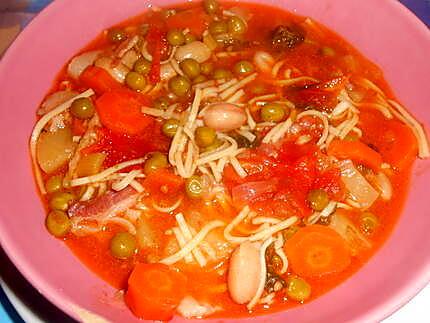 Zuppetta di verdure et tagliolini maison