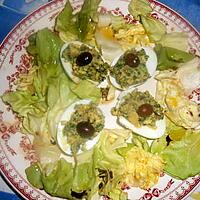 recette Oeufs farcis aux anchois