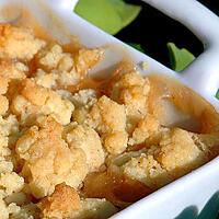 recette Crumble de pommes