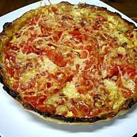 recette Tarte aux tomates à la crème moutarde.