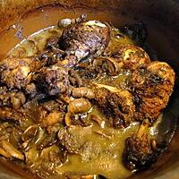 recette Poulet au vin doux