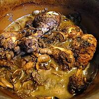 recette Poulet au vin doux