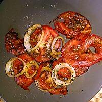 recette Tomates cuites aux oignons