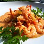 recette Queues de crevettes en colombo