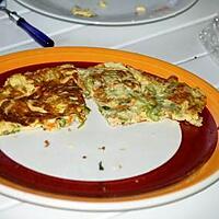 recette Omelette aux fleurs de courgettes