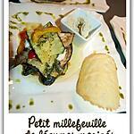 recette Petit millefeuille de légumes marinés