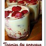 recette Tiramisu des amoureux