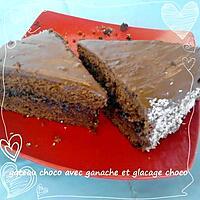 recette gateau choco ganache choco