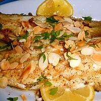 recette SOLES  "MEUNIERE"  AUX  AMANDES