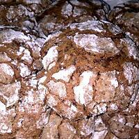 recette ~Biscuits craquelés au chocolat~