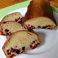 recette CAKE  / PAIN  AUX FRUITS CONFITS a ma façon