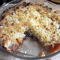 recette CRUMBLE BANANE POMME CANNELLE