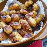 recette Pommes de terre rates confites au miel et romarin