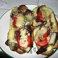 recette Bruschetta à la viande