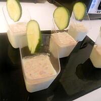 recette verrine concombre thon