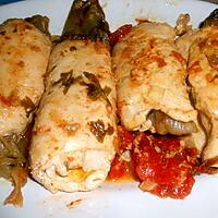 recette INVOLTINI  DE  POULET  AUX  ENDIVES  BRAISEES