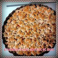 recette crumble fraise abricot et noix