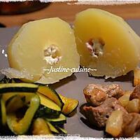 recette Pommes de terres fourrées au fromage