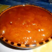 recette compote de peche vanillée