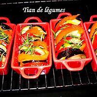 recette Tians de légumes