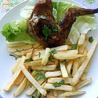 recette PATES DE LAPIN  GRILLEES AUX  HERBES  DE PROVENCE