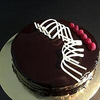 recette Entremet Framboise chocolat