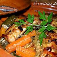 recette Tajine de poulet aux légumes