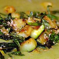 recette Soupe aux courgettes et au basilic