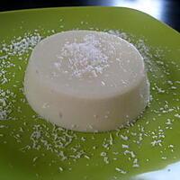 recette Panna cota à la noix de coco