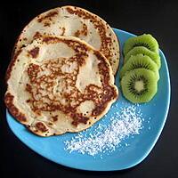 recette Pancakes à la noix de coco