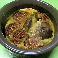 recette 3  petits clafoutis aux figues.