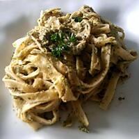 recette Tagliatelles au pesto de noix