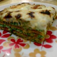 recette lasagnes aux épinards et  à la sauce tomate