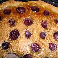 recette Tarte raisins rouges et amandes