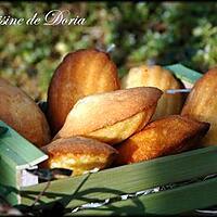 recette Madeleines à la crème de Calisson