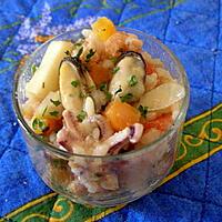 recette Risotto aux fruits de mer en verrine