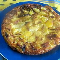 recette Clafoutis aux pêches jaunes.