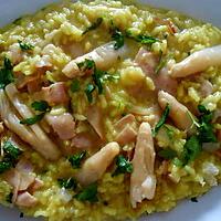 recette RISOTTO JAMBON FUME  ET  ASPERGES  BLANCHES