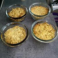 recette crumble de pomme