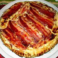 recette Quiche au lard façon tatin