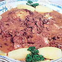 recette Lotte braisée au vin de Fitou