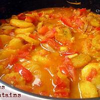 recette Rougail bananes plantain