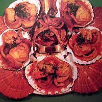 recette Coquilles St Jacques, étrilles et seiches ou calamars