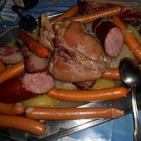 recette Choucroute garnie jarret,saucisses